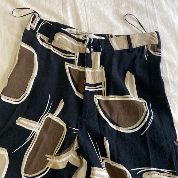 Zara printed wide-leg pants - Picture 5 of 6